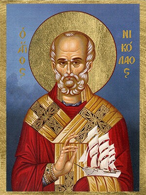 ΑΓΙΟΣ ΝΙΚΟΛΑΟΣ, ΑΡΧΙΕΠΙΣΚΟΠΟΣ ΜΥΡΩΝ ΛΥΚΙΑΣ, ΜΕ ΠΛΟΙΟ