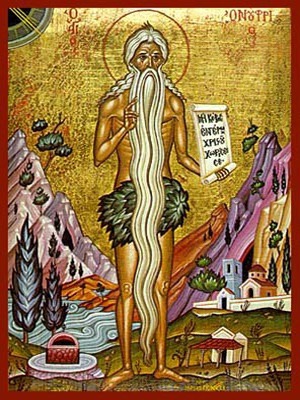 SAINT OΝUPHRIUS OF EGYPT, FULL BODY