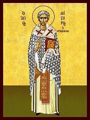 SAINT LAZARUS, THE FOUR DAYS DEAD, BISHOP OF KITION, CYPRUS