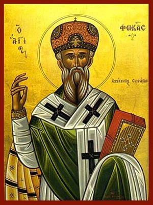 SAINT PHOCAS, HIEROMARTYR, BISHOP OF SINOPE