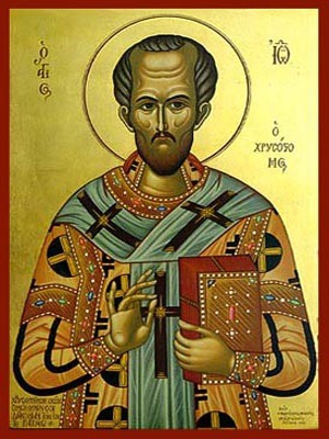 SAINT JOHN THE CHRYSOSTOM, PATRIARCH OF CONSTANTINOPLE