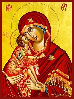 VIRGIN AND CHILD, SWEET KISSING