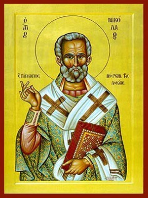 SAINT NICHOLAS, ARCHBISHOP OF MYRA IN LYCIA