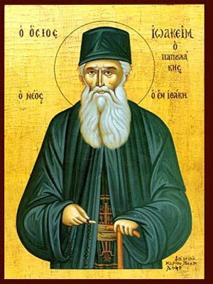 SAINT JOACHIM PAPOULAKIS OF VATOPEDION, MT. ATHOS AND ITHACA