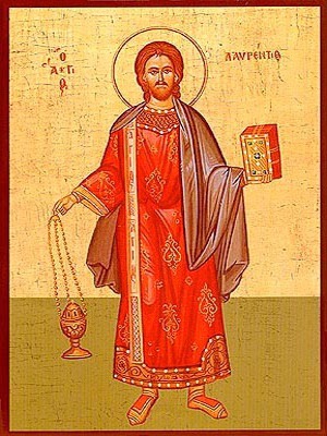 SAINT LAURENCE THE ARCHDEACON, FULL BODY