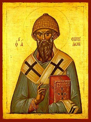 SAINT SPYRIDON, BISHOP OF TREMITHON, CYPRUS