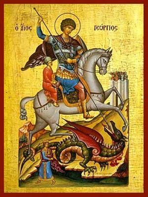 SAINT GEORGE THE GREAT MARTYR, ON HORSEBACK