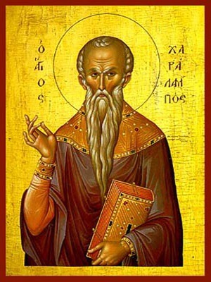SAINT CHARALAMPUS, HIEROMARTYR, BISHOP OF MAGNESIA, GREECE