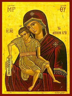 VIRGIN AND CHILD, AXION ESTI (IT IS TRULY MEET)
