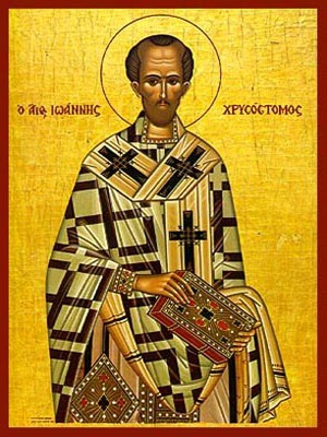 SAINT JOHN THE CHRYSOSTOM, PATRIARCH OF CONSTANTINOPLE