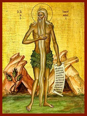 SAINT OΝUPHRIUS OF EGYPT, FULL BODY