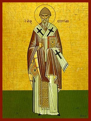 SAINT SPYRIDON, BISHOP OF TREMITHON, CYPRUS, FULL BODY