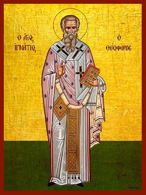 SAINT IGNATIUS HIEROMARTYR, THE GOD-BEARER, BISHOP OF ANTIOCH, FULL BODY