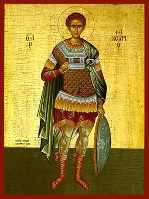 SAINT PHANURIUS, THE GREAT MARTYR, FULL BODY