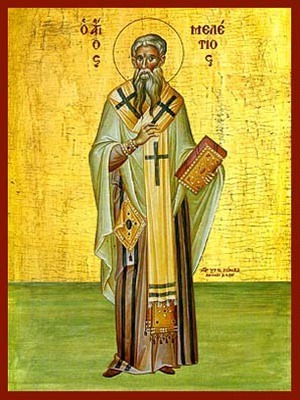 SAINT MELETIUS, ARCHBISHOP OF ANTIOCH, FULL BODY