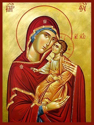 VIRGIN AND CHILD, SWEET KISSING