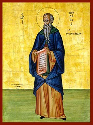 SAINT THEODOSIUS, THE CENOBIARCH, FULL BODY