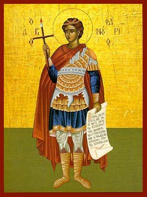 SAINT PHANURIUS, THE GREAT MARTYR, FULL BODY