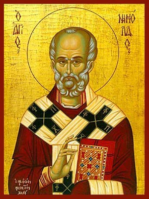 SAINT NICHOLAS, ARCHBISHOP OF MYRA IN LYCIA