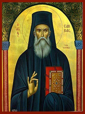 SAINT SABBAS, THE NEW, OF KALYMNOS, GREECE