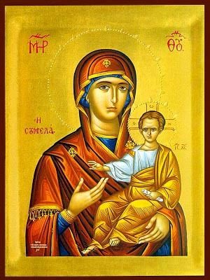 VIRGIN AND CHILD, HODEGETRIA, OF SOUMELA