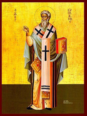 SAINT CYPRIAN, HIEROMARTYR, BISHOP OF CARTHAGO, FULL BODY
