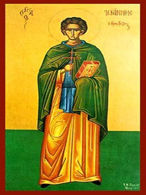 SAINT JOHN THE KALABYTES (HUT-DWELLER), FULL BODY