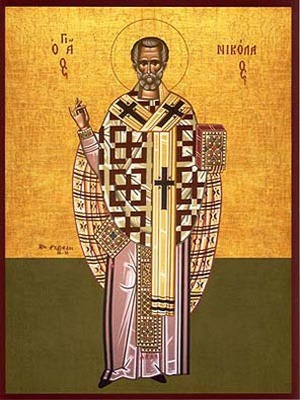 SAINT NICHOLAS, ARCHBISHOP OF MYRA IN LYCIA, FULL BODY