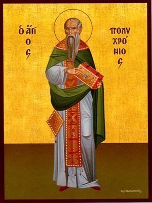 SAINT POLYCRONIUS, HIEROMARTYR, PRIEST OF GAMPHANITUS, FULL BODY