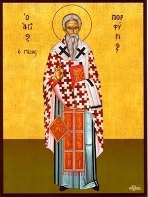 SAINT PORFYRIOS, BISHOP OF GAZA, FULL BODY