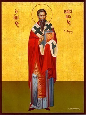 SAINT BASIL THE GREAT, ARCHBISHOP OF CAESAREA, CAPPADOCIA, FULL BODY