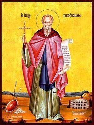 SAINT TELEMACHUS, THE MONK, FULL BODY