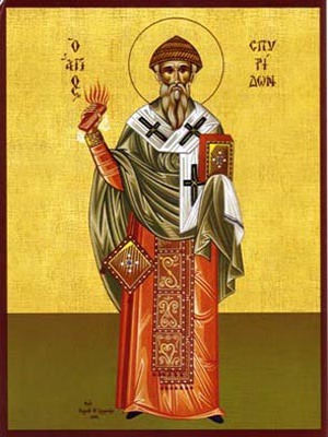 SAINT SPYRIDON, BISHOP OF TREMITHON, CYPRUS, FULL BODY