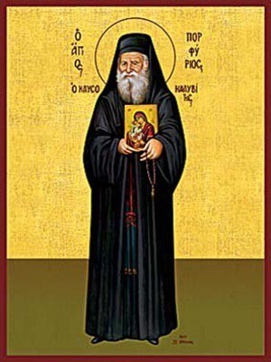 SAINT PORFYRIOS KAFSOKALYBITES, FULL BODY