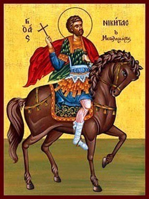 SAINT NICETAS THE GREAT MARTYR, ON HORSEBACK