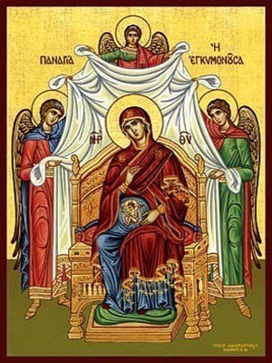 VIRGIN IN PREGNANCY, ENTHRONED