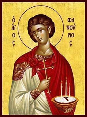 SAINT PHANURIUS, THE GREAT MARTYR, WITH PIE
