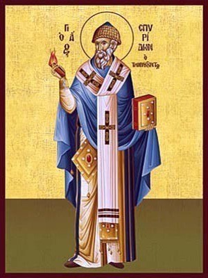 SAINT SPYRIDON, BISHOP OF TREMITHON, CYPRUS, FULL BODY
