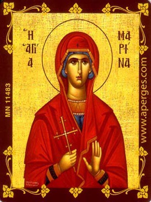 SAINT MARINA, THE GREAT MARTYR, OF ANTIOCH