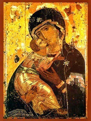 VIRGIN AND CHILD, SWEET KISSING, VLADIMIR