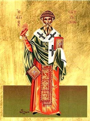 SAINT SPYRIDON, BISHOP OF TREMITHON, CYPRUS, FULL BODY