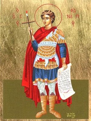 SAINT PHANURIUS, THE GREAT MARTYR, FULL BODY
