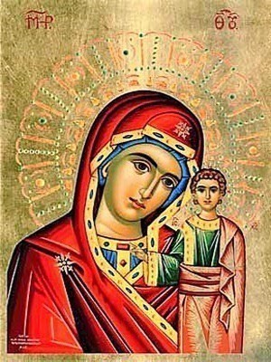 VIRGIN AND CHILD, KAZANSKAYA