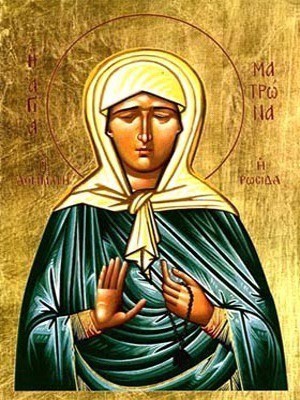 SAINT MATRONA OF MOSCOW, THE BLIND