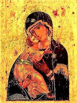 VIRGIN AND CHILD, SWEET KISSING, VLADIMIR