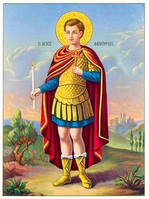 SAINT PHANURIUS THE GREAT MARTYR, FULL BODY