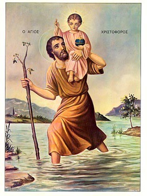 SAINT CHRISTOPHER, THE GREAT MARTYR, FULL BODY