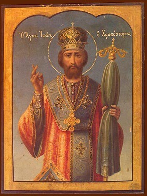 SAINT JOHN THE CHRYSOSTOM, PATRIARCH OF CONSTANTINOPLE