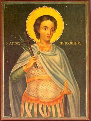 SAINT PROCOPIUS, OF CAESAREA, THE GREAT MARTYR