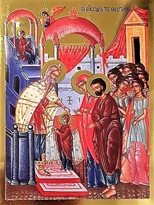 ENTRY OF THEOTOKOS INTO THE TEMPLE